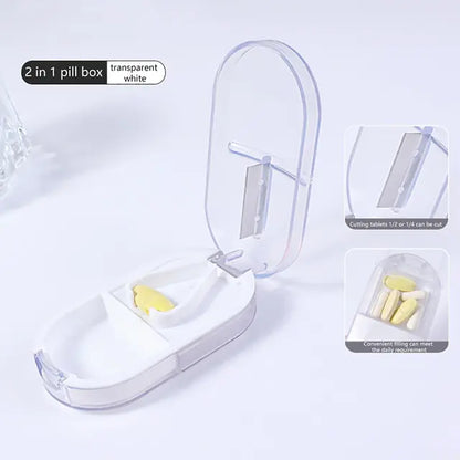 Portable Travel Pill Organizer Case by Anti Spier