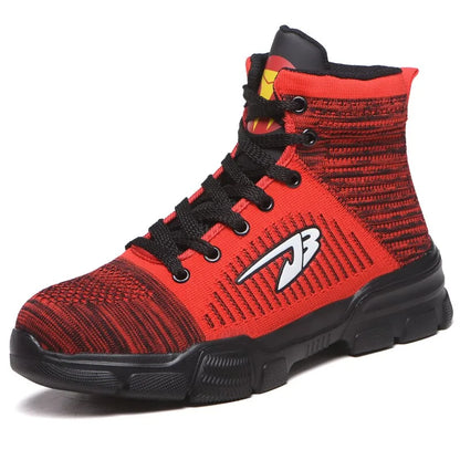 Men's Winter Safety Work Boots - Steel Toe Waterproof Insulated Construction Boots by Anti Spier