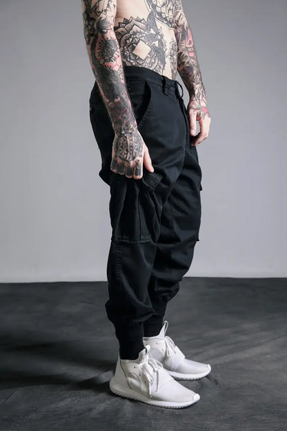 Men's Streetwear Camouflage Cargo Pants in Loose Fit by Anti Spier