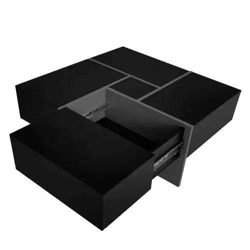 Unique Design Coffee Table With 4 Hidden Storage Compartments by Anti Spier
