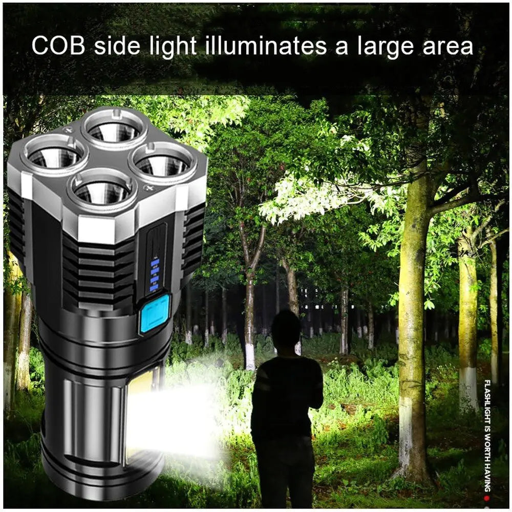 Multi-Functional Bright Flashlight by Anti Spier