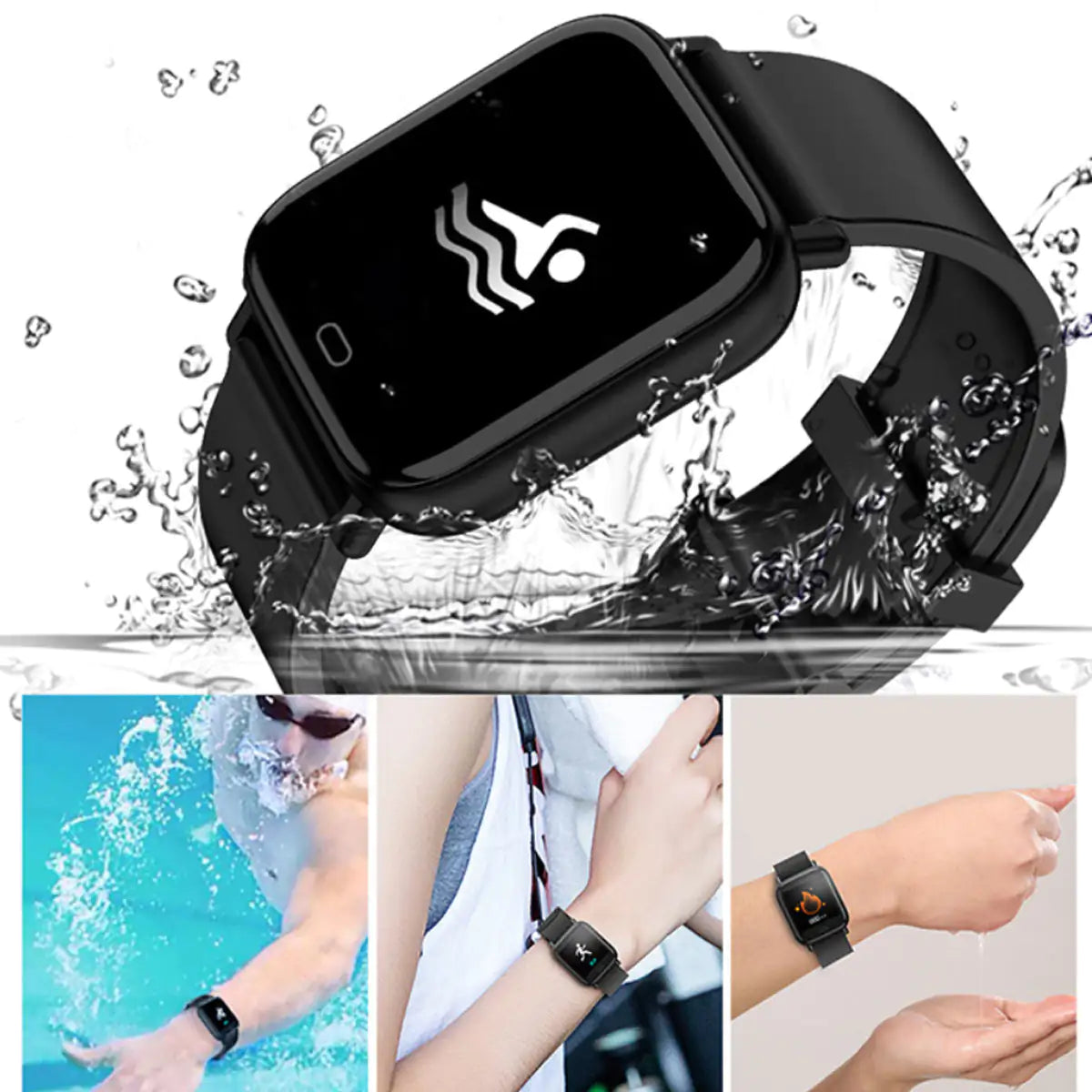 Smart Fit Multi Function Smart Watch Tracker and Monitor by Anti Spier