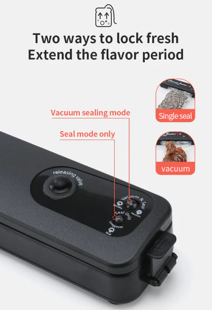 Vacuum Sealer Machine Food Preservation Storage Saver Automatic With Seal Bag by Anti Spier