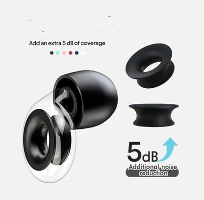 Silicone Ring Earplugs Adjustable Accessories by Anti Spier