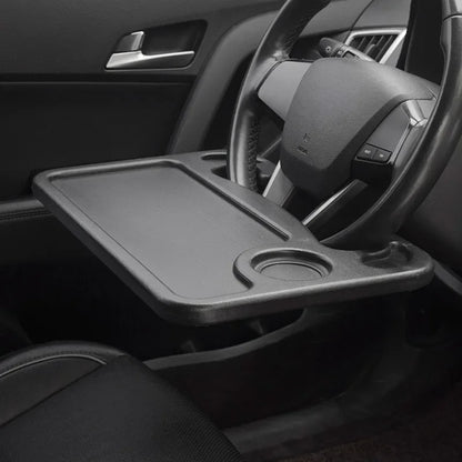 Car Portable Dining Table Car Steering Wheel Tray by Anti Spier