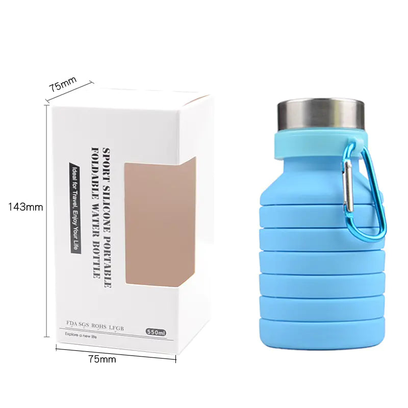 Collapsible Silicone Water Bottle by Anti Spier