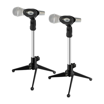 5Core Desktop Mic Stand Tripod Universal Desk Microphone Holder Table Top Stands by Anti Spier