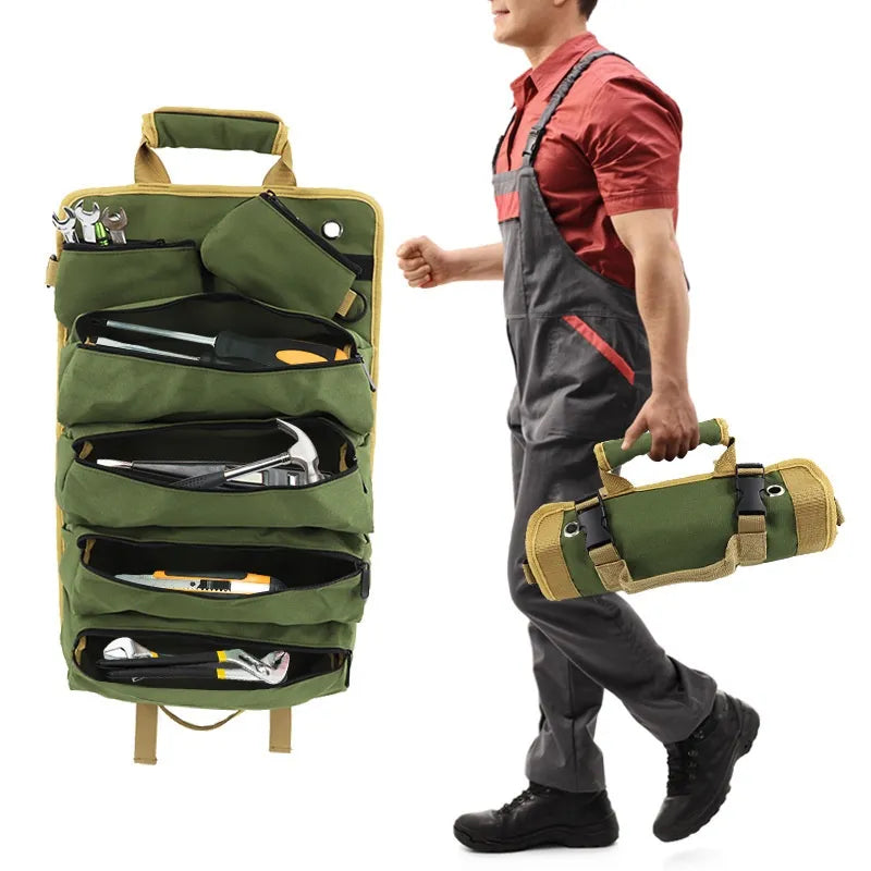 Functional Roll Up Tool Storage Bag by Anti Spier