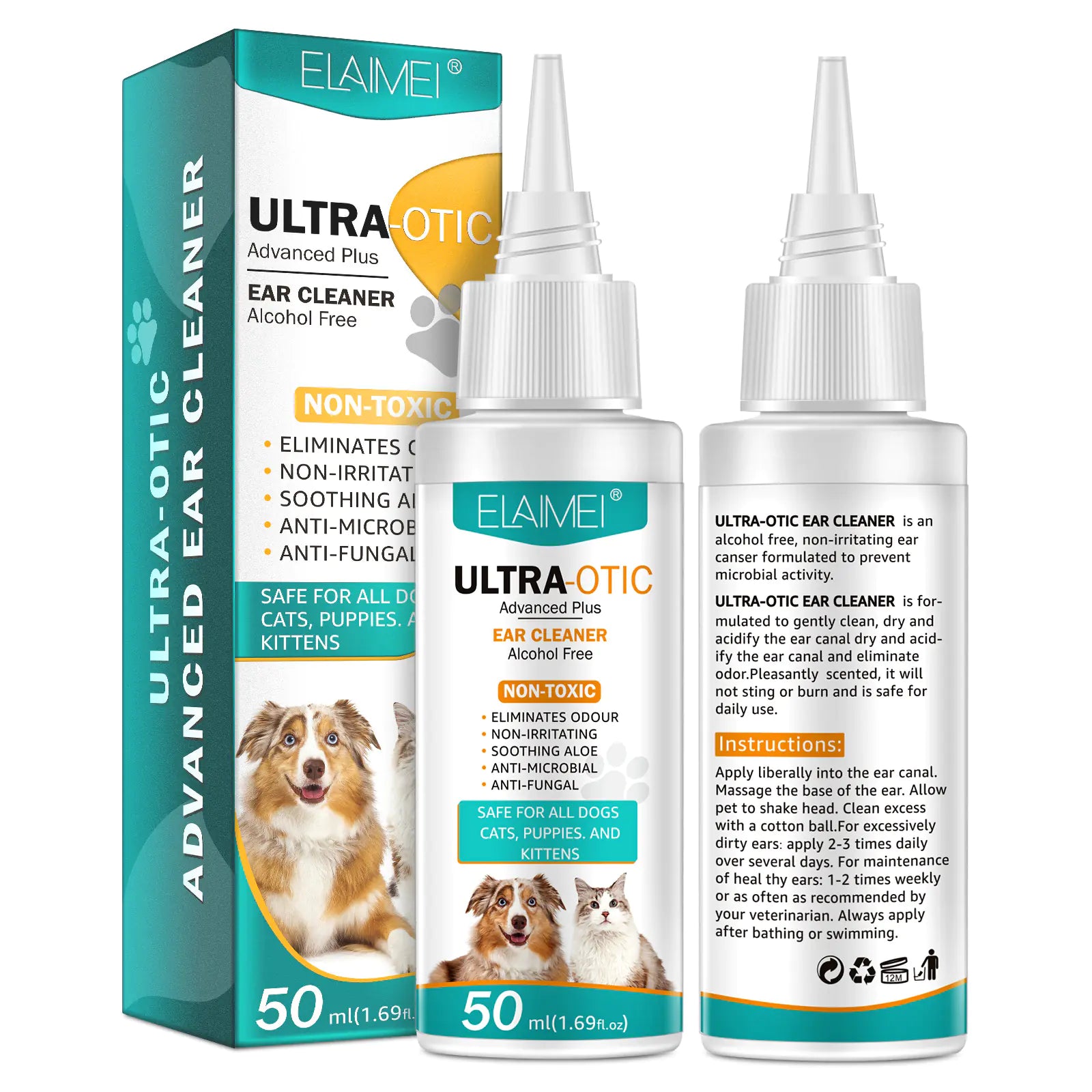 Pet Ear Cleaner 50ml by Anti Spier