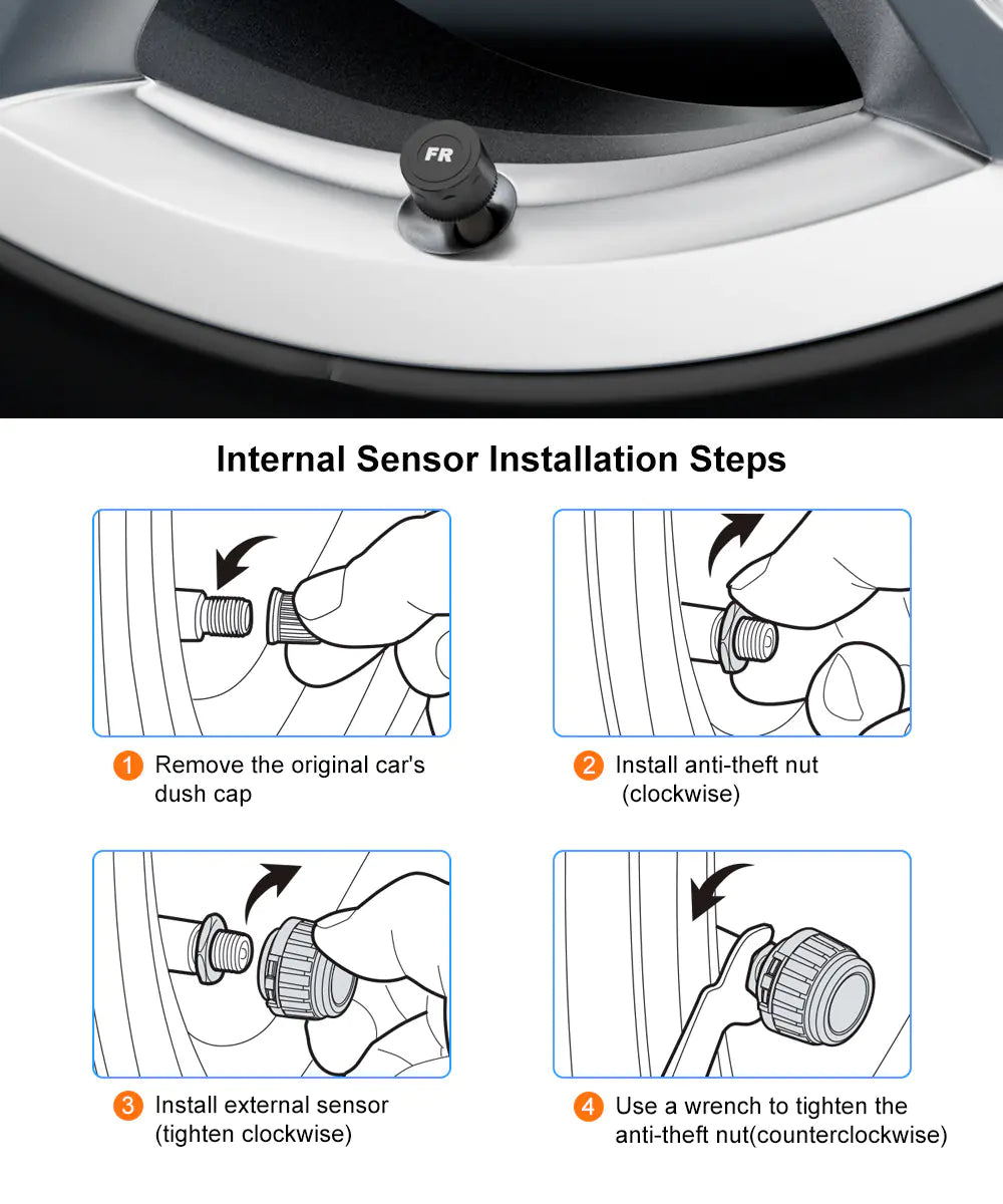 TPMS with External Sensors by Anti Spier