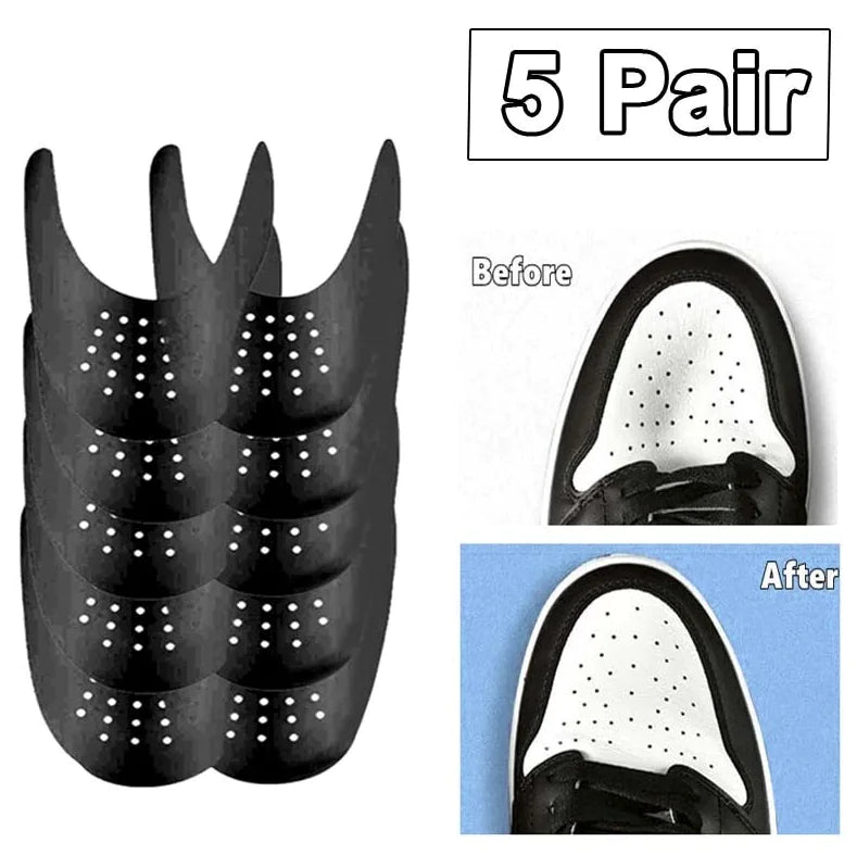 5 Pairs Shoe Protector Anti Crease Force Fields Cover Toe Cap Creasing Decreaser by Anti Spier