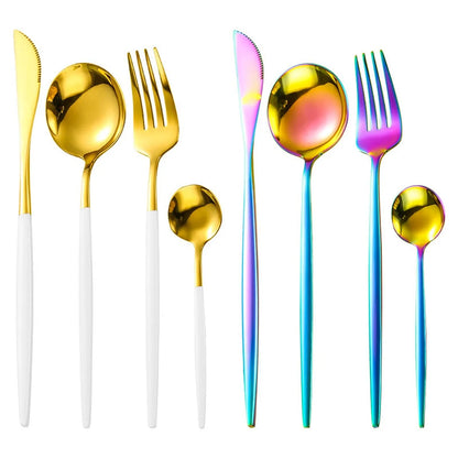 24 Pieces Luxury Cutlery Set by Anti Spier