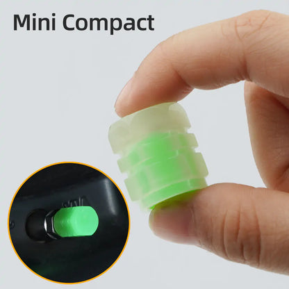 Luminous Tire Valve Stem Cap by Anti Spier
