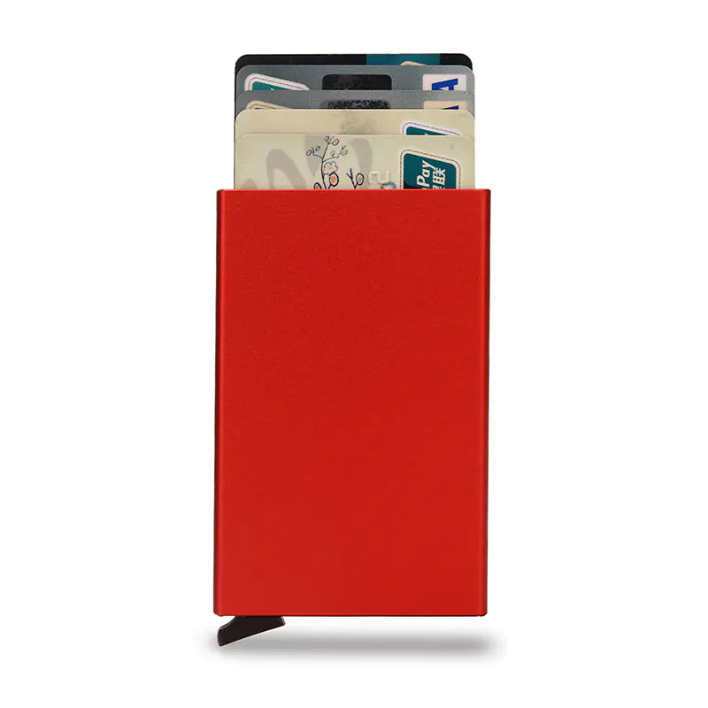 Anti-Magnetic Aluminum RFID Card Holder Wallet by Anti Spier