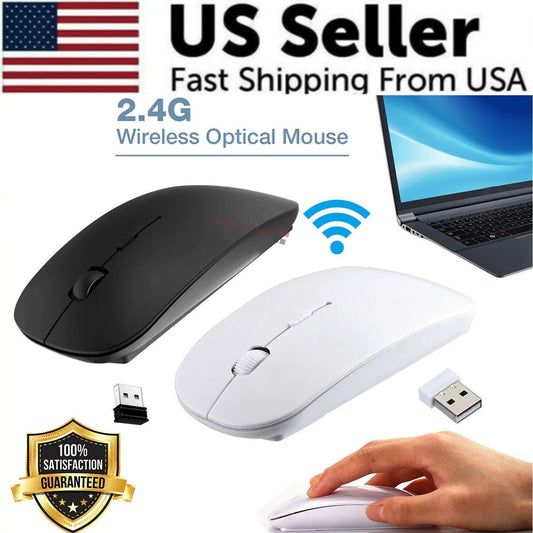 2.4GHz USB Wireless Optical Mouse Mice For Apple Mac Macbook Pro Air PC by Anti Spier