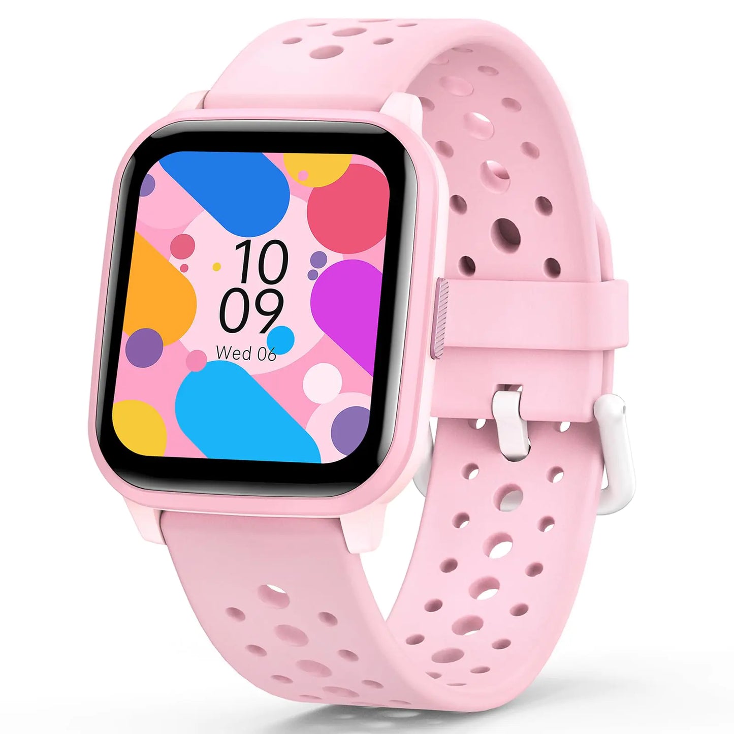 Kids Smart Watch Girls Boys, Smart Watch for Kids Game Smart Watch Gifts for 4-16 Years Old with Sleep Mode 20 Sports Modes 5 Games Pedometer Birthday Gift for Boys Girls (Pink) Pink by Anti Spier