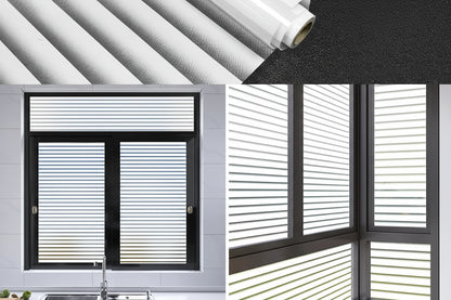 Frosted Glass Privacy Window Film for Offices - Static Cling Light Control by Anti Spier