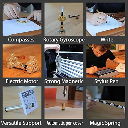Multifunctional Deformable Magnet Fidget Pen by Anti Spier