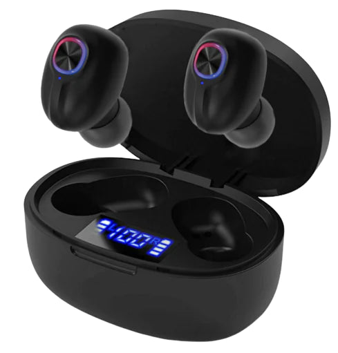 TWS Bluetooth Earbuds Waterproof Bluetooth 5.1 Headset Noise Cancelling Wireless by Anti Spier