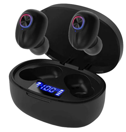TWS Bluetooth Earbuds Waterproof Bluetooth 5.1 Headset Noise Cancelling Wireless by Anti Spier