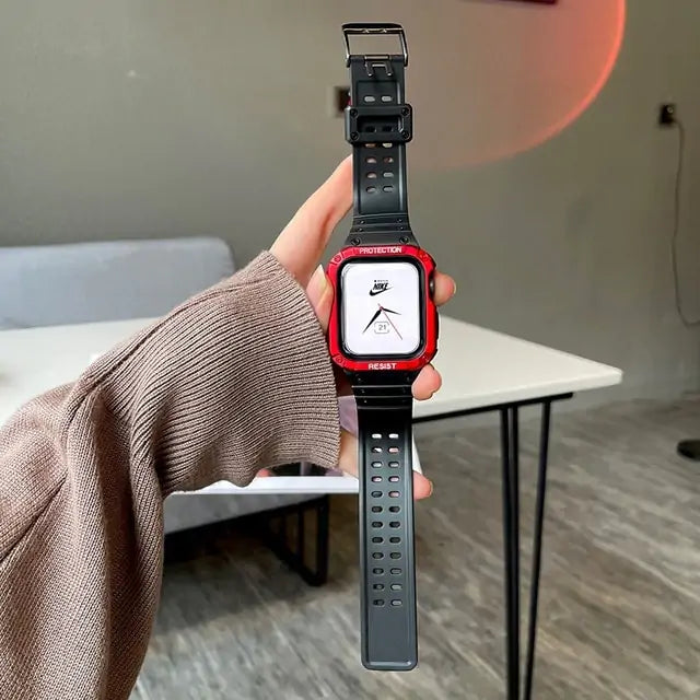 Watch Band & Case For iWatch Series 7 6 SE 5 by Anti Spier