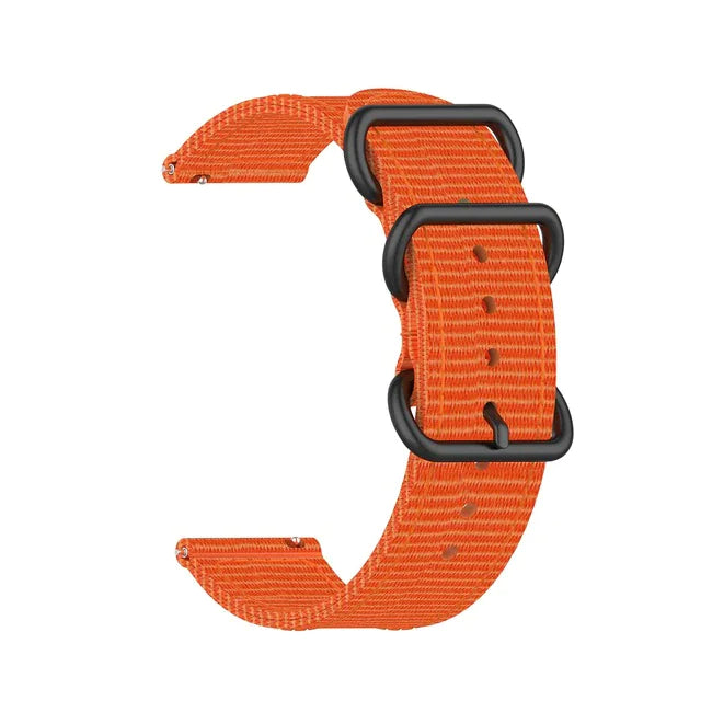 18mm 20mm 22mm Durable Military Woven Nylon Wrist Watch Band Quick Release Strap by Anti Spier