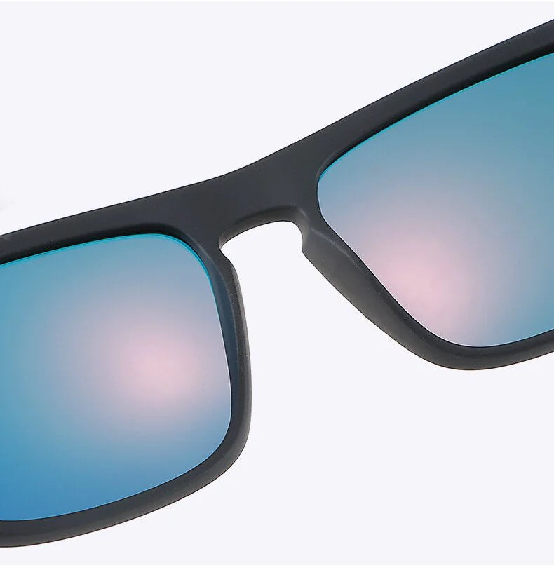 Square Polarized Sunglasses For Men Women Outdoor Sports Driving Glasses Golfing by Anti Spier