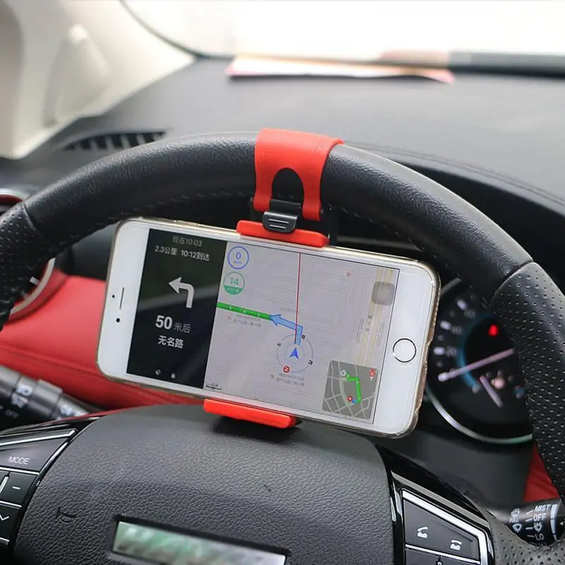 Steering Wheel Universal Smartphone Holder by Anti Spier