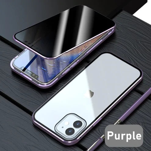 Glass Privacy Metal Phone Case iphone by Anti Spier