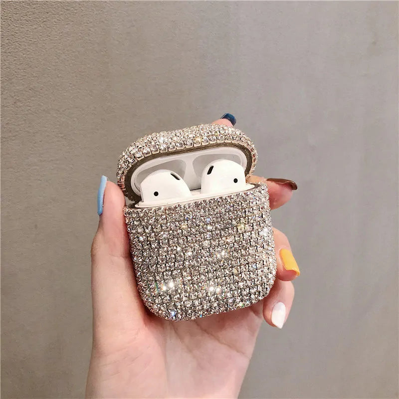 Luxury Bling Earbuds Case by Anti Spier