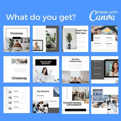 Downloadable Minimalist Business Social Media Template Bundle by Anti Spier