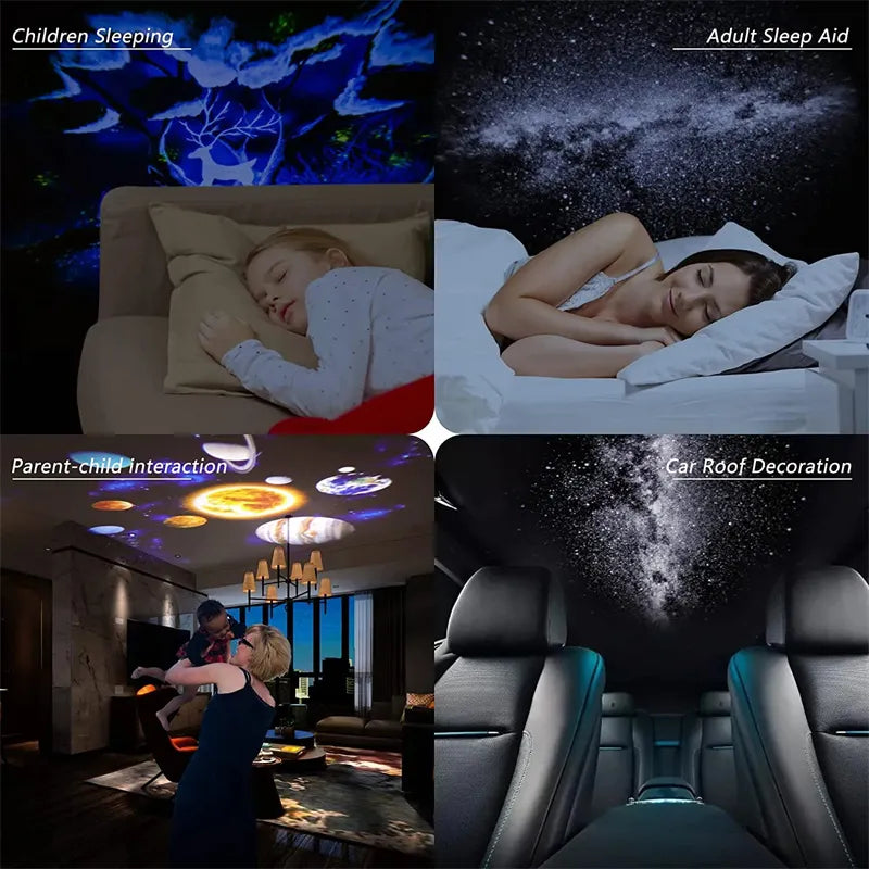 Night Light Galaxy Projector Starry Sky Projector 360 Rotate Planetarium Lamp For Kids Bedroom Valentines Day Gift Wedding Deco by Anti Spier