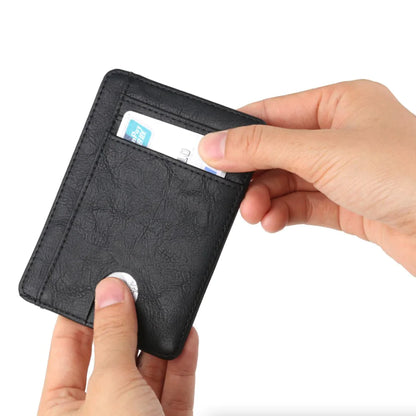 Leather Slim Wallet Credit Card Holder RFID Blocking Pocket ID Money USA by Anti Spier