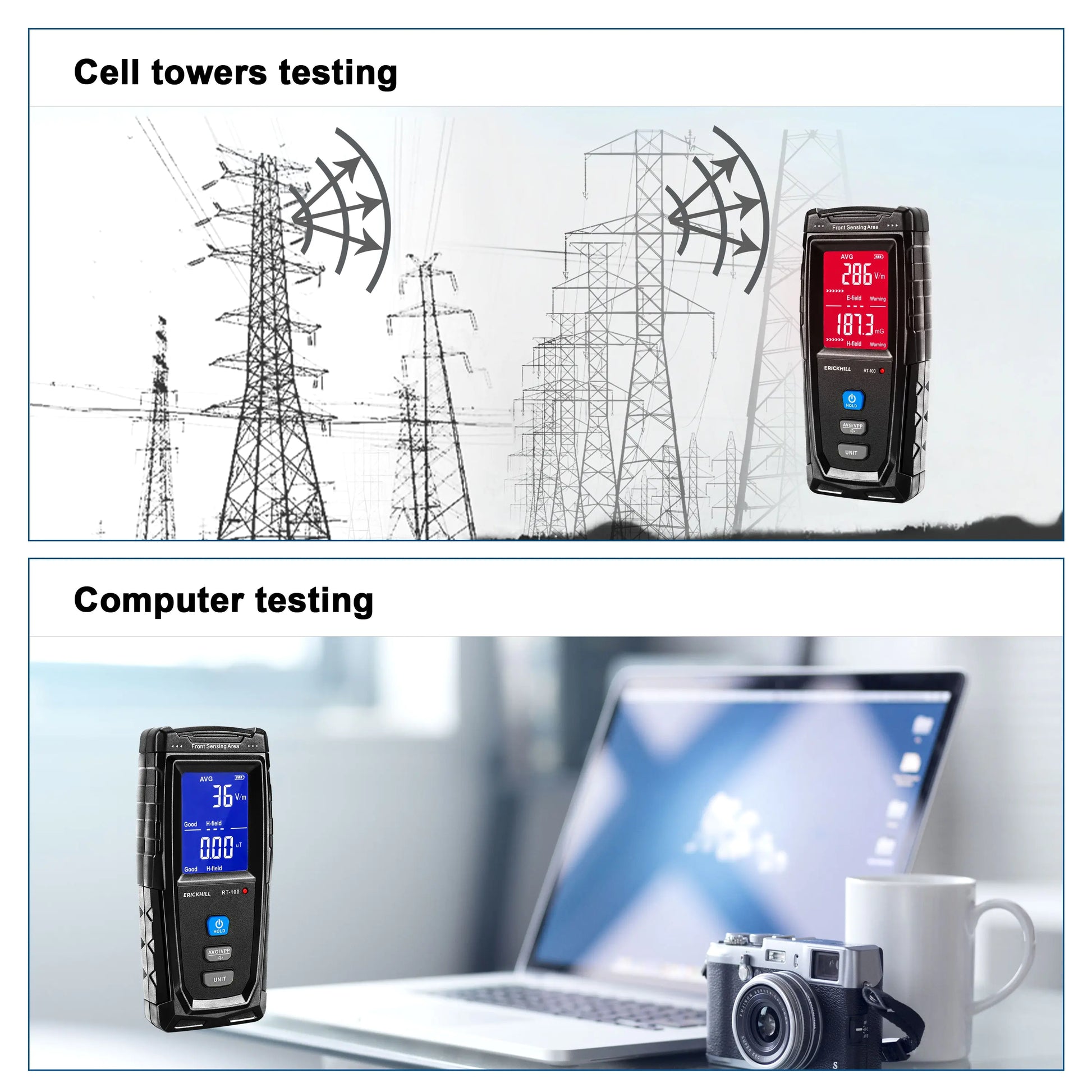 Electromagnetic Field Radiation Detector Tester by Anti Spier