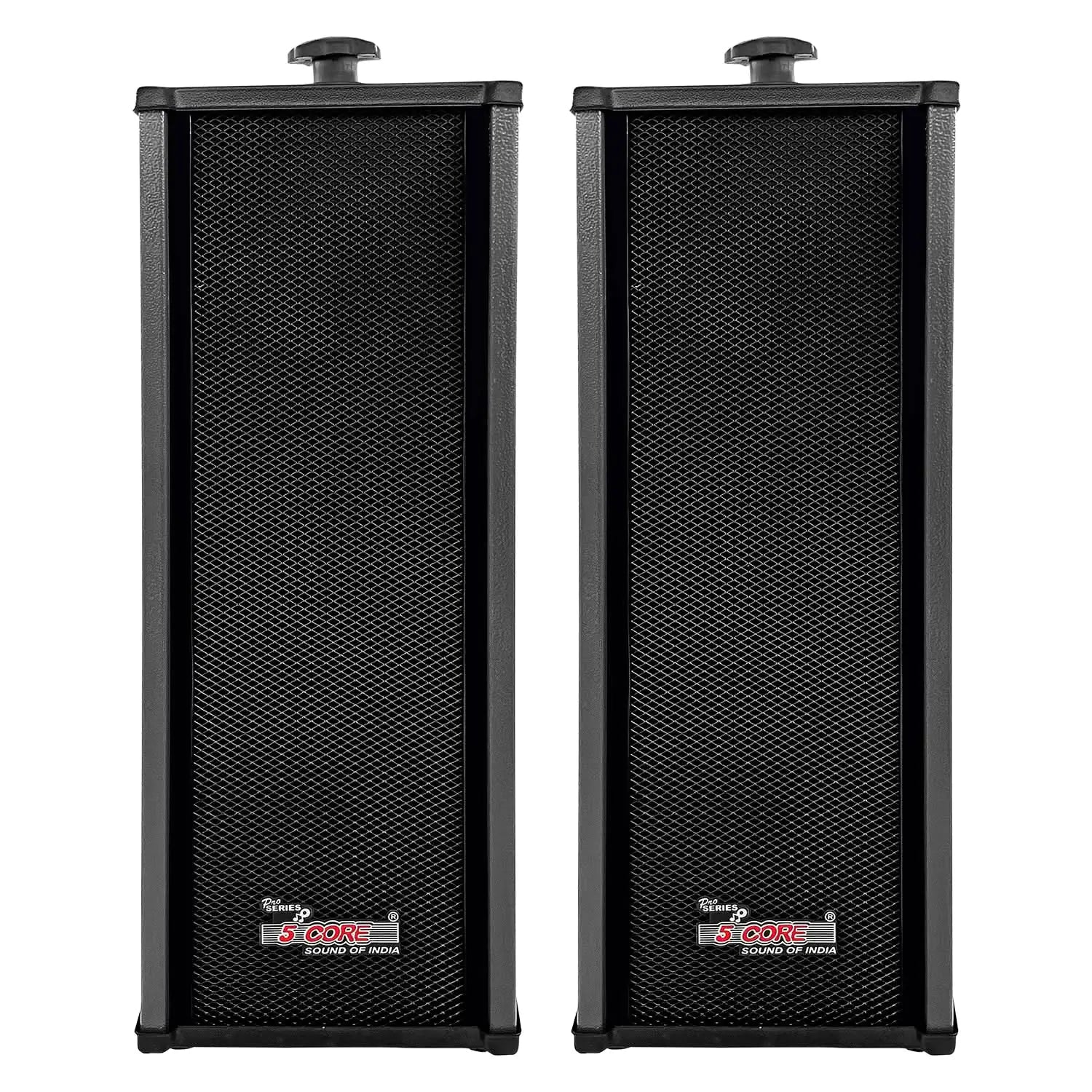 5Core Outdoor Speakers Stereo In Wall 100W Peak Passive Home Audio System by Anti Spier