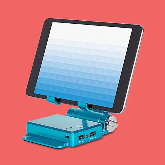 Podium Style Stand With Extended Battery Up To 200% For iPad, iPhone And Other Smart Gadgets by Anti Spier