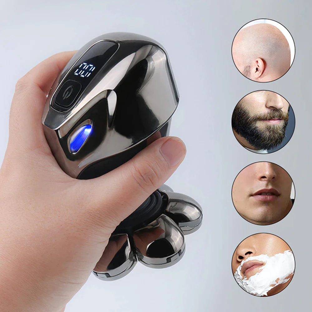 7D Cordless Shaver Hair Trimmer Men’s 5-In-1 Electric Head Shaver Razor Men Wet by Anti Spier
