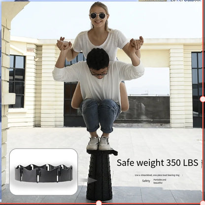 Portable Folding Stool for Outdoor Travel and Events by Anti Spier