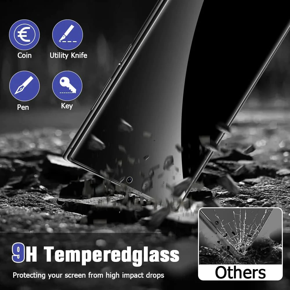 Tempered Glass Screen Protector Lens Hydrogel For Samsung S23 S22 Ultra Plus USA by Anti Spier