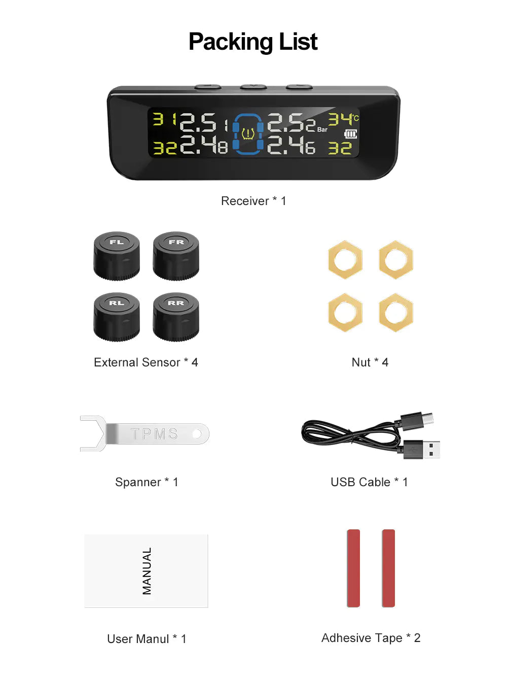TPMS with External Sensors by Anti Spier