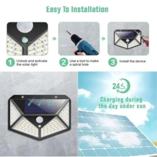 Solar Lamp With Motion Detector by Anti Spier