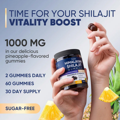 Shilajit Gummies 1000mg, Shilajit Gummies for Men and Women, Energy, Immunity by Anti Spier
