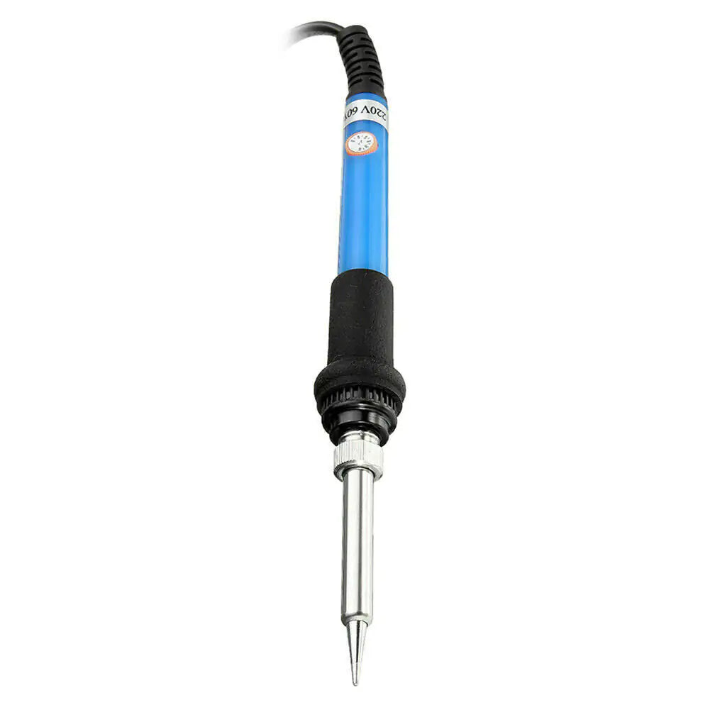 60W Soldering Iron Digital LCD Electric Welding Tools Solder Wire Tweezers Hand by Anti Spier