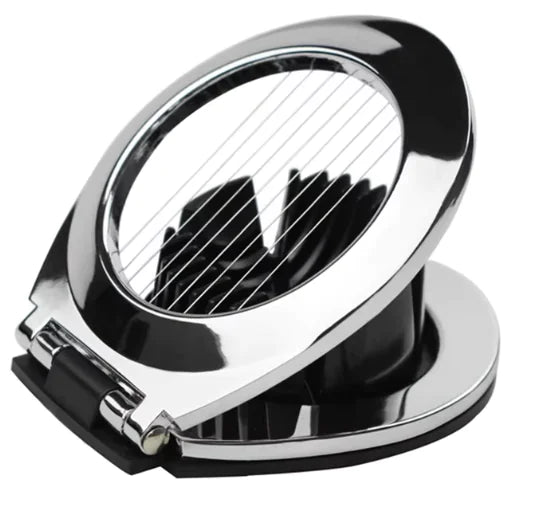 Zinc alloy egg cutter by Anti Spier