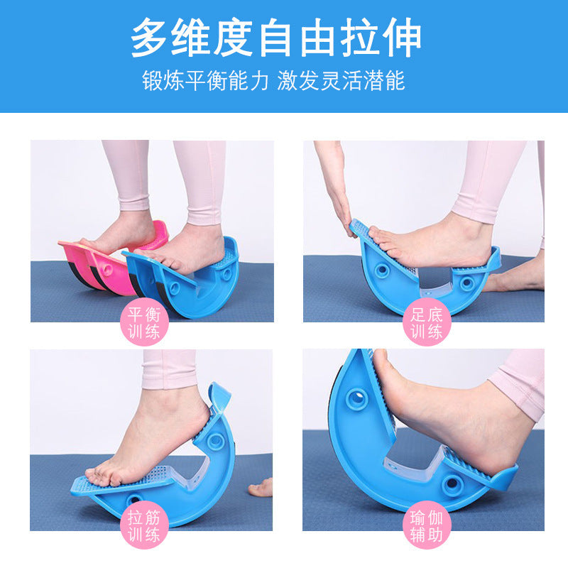 New and upgraded stretching wheel home fitness pedal leg stretcher balance trainer foot lean leg device by Hypersku
