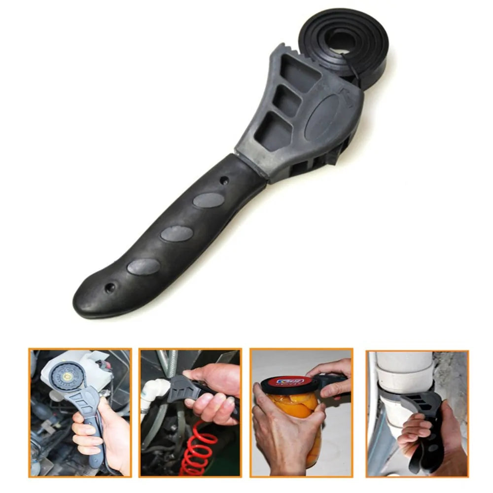Universal Rubber Strap Wrench Tool by Anti Spier