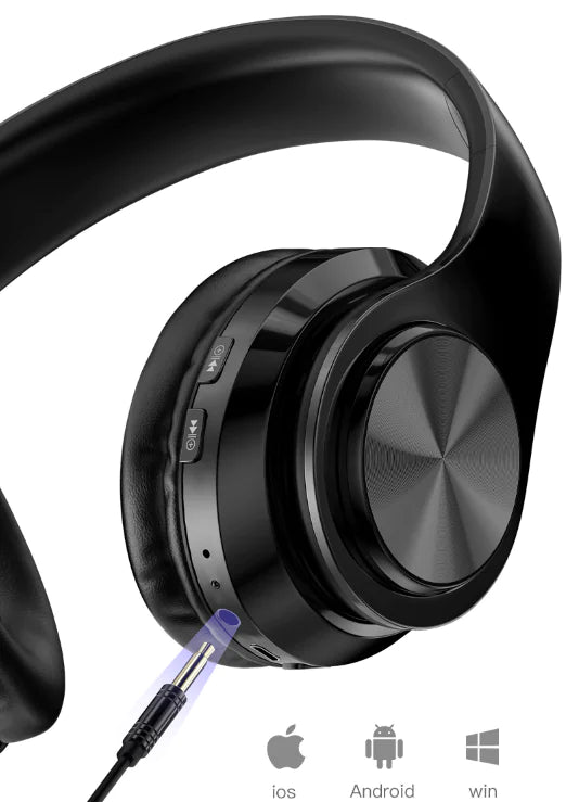 Super Bass Wireless Bluetooth Headphones Foldable Stereo Earphones Headsets Mic by Anti Spier