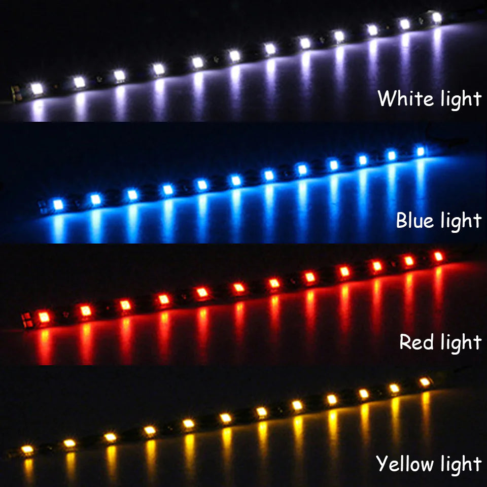 Lot Waterproof 12''/15 DC 12V Motor LED Strip Underbody Light For Car Motorcycle by Anti Spier