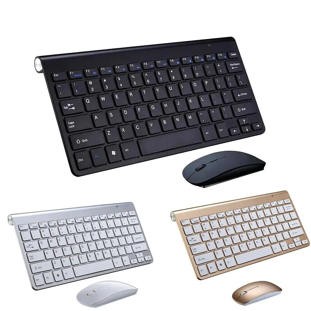 Mini Wireless Keyboard And Mouse Set Waterproof 2.4G For Mac Apple PC Computer by Anti Spier