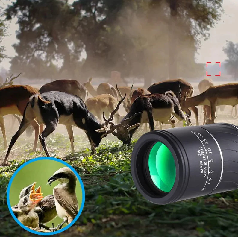 40X60 Monocular Binoculars With Night Vision BAK4 Prism High Power Waterproof by Anti Spier
